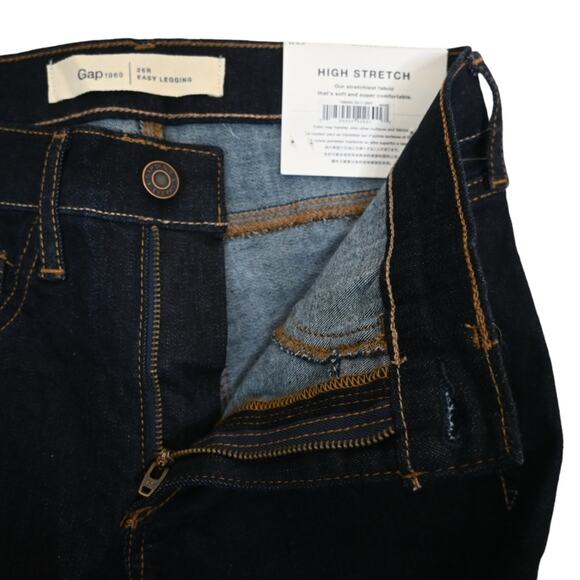 GAP 1969 Womens 26 High Stretch Denim Easy Leggings NEW - Picture 8 of 12